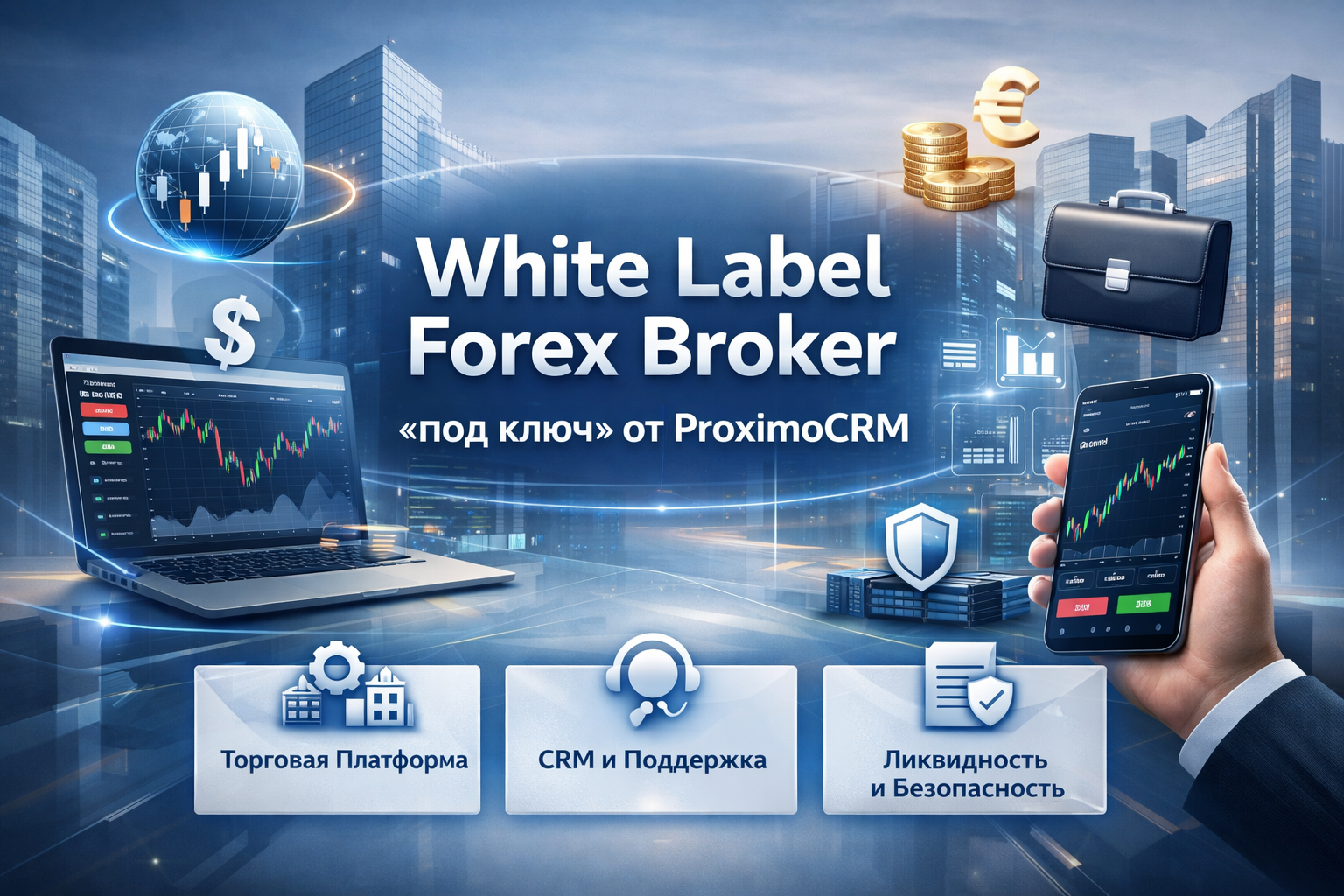White Label Forex broker «под ключ» от ProximoCRM